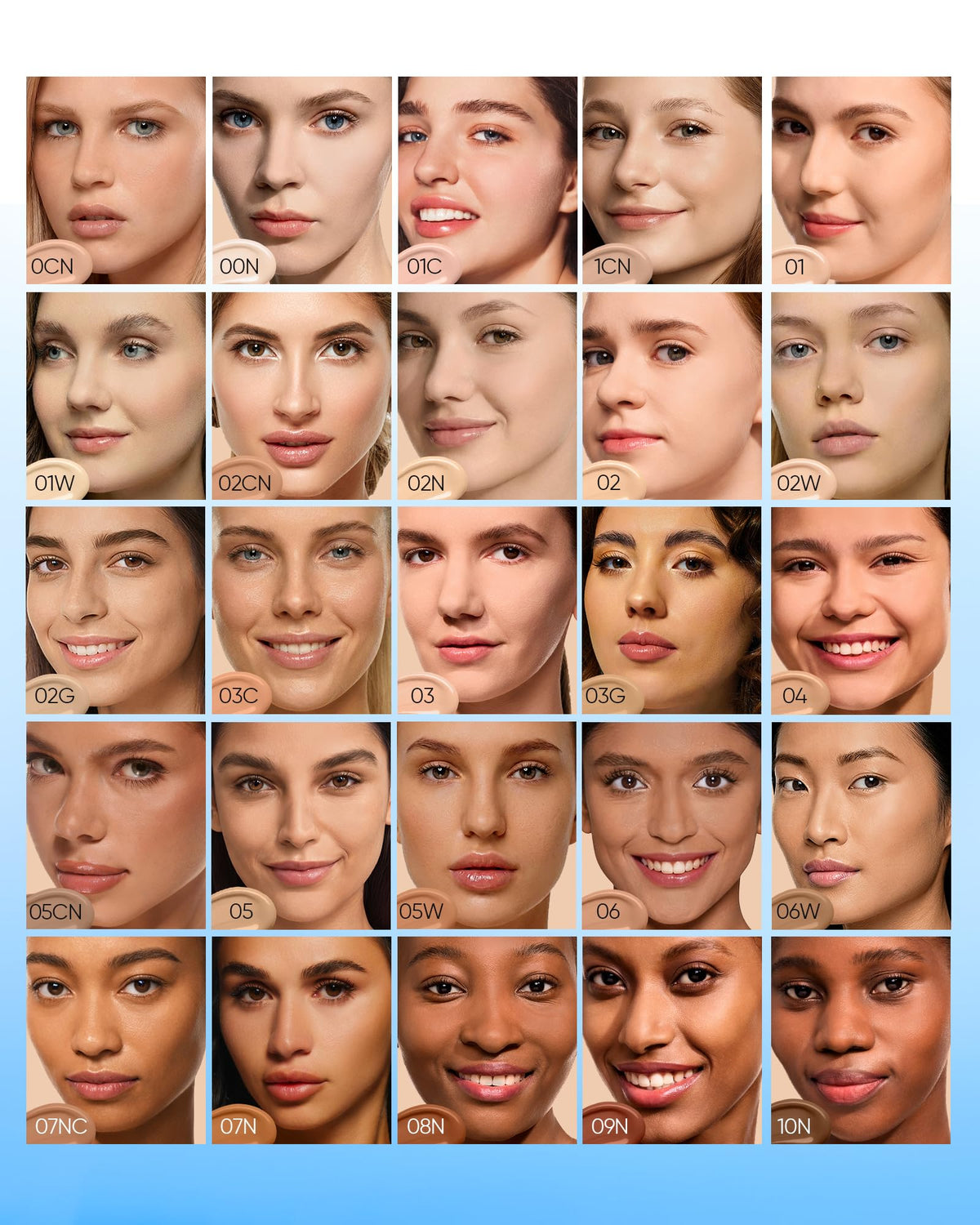 SKINTIFIC Velvet Matte Cushion application swatch showing seamless blend.