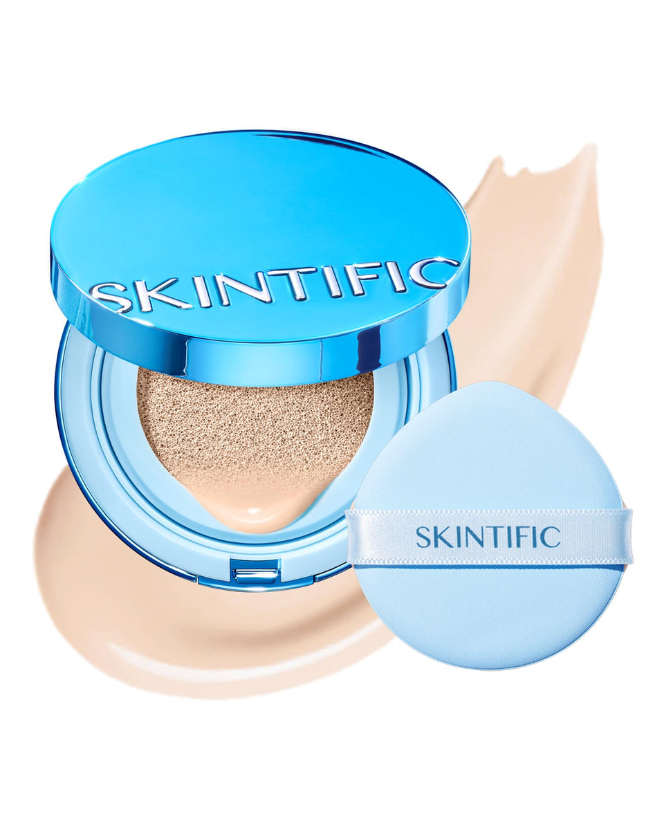 Skintific Velvet Matte Cushion bottle close-up highlighting velvet finish and shade 00N