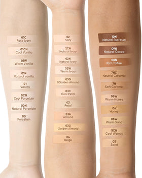 SKINTIFIC Velvet Matte Cushion with oil-control technology reduces shine