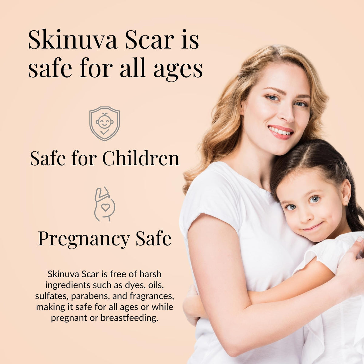 Skinuva Next Gen Scar Cream silicone base supports skin recovery.