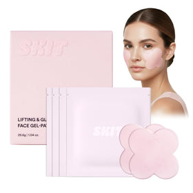 Skit Clover packaging shows premium hydrogel patches for daily glow.