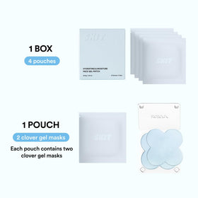 Skit Hyaluronic Acid Hydrogel Patch application demonstrates soothing moisture