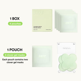 Skit patch with cooling effect for pore-area comfort