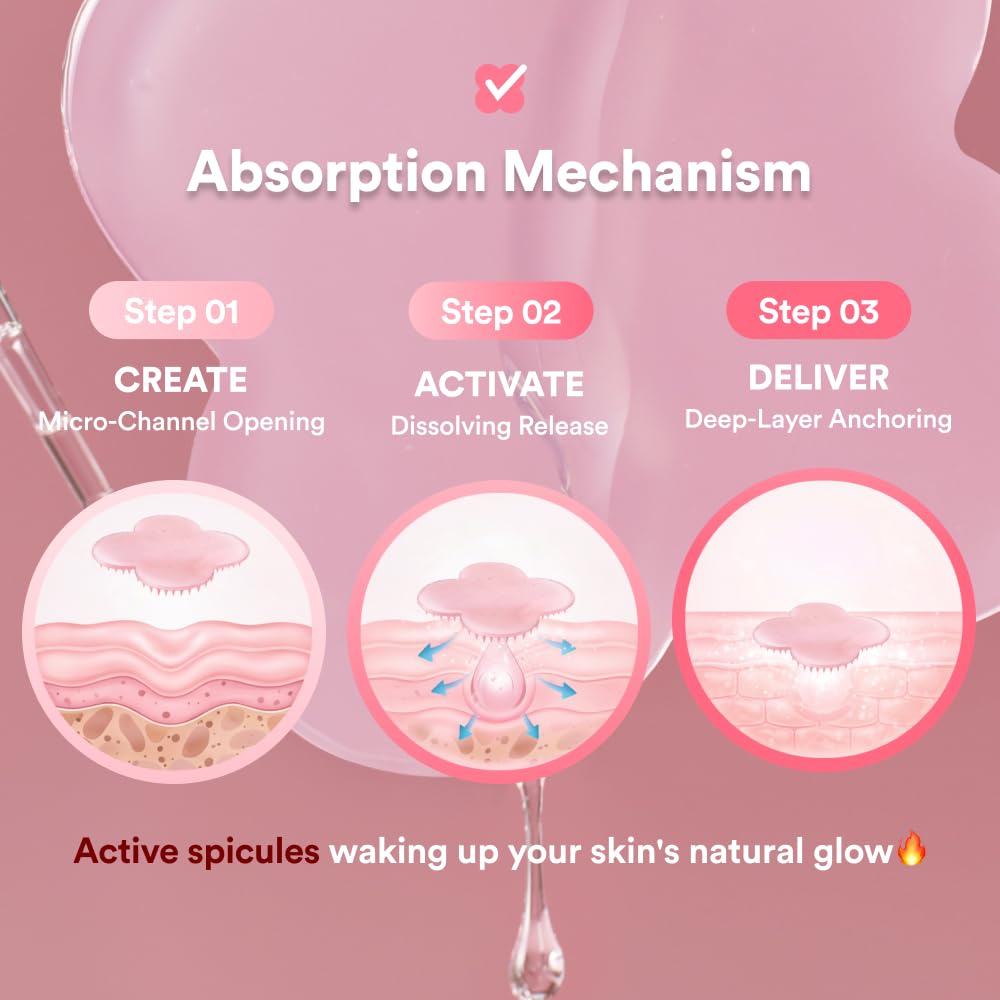 Skit clover-design gel patch enables targeted treatment on cheeks.