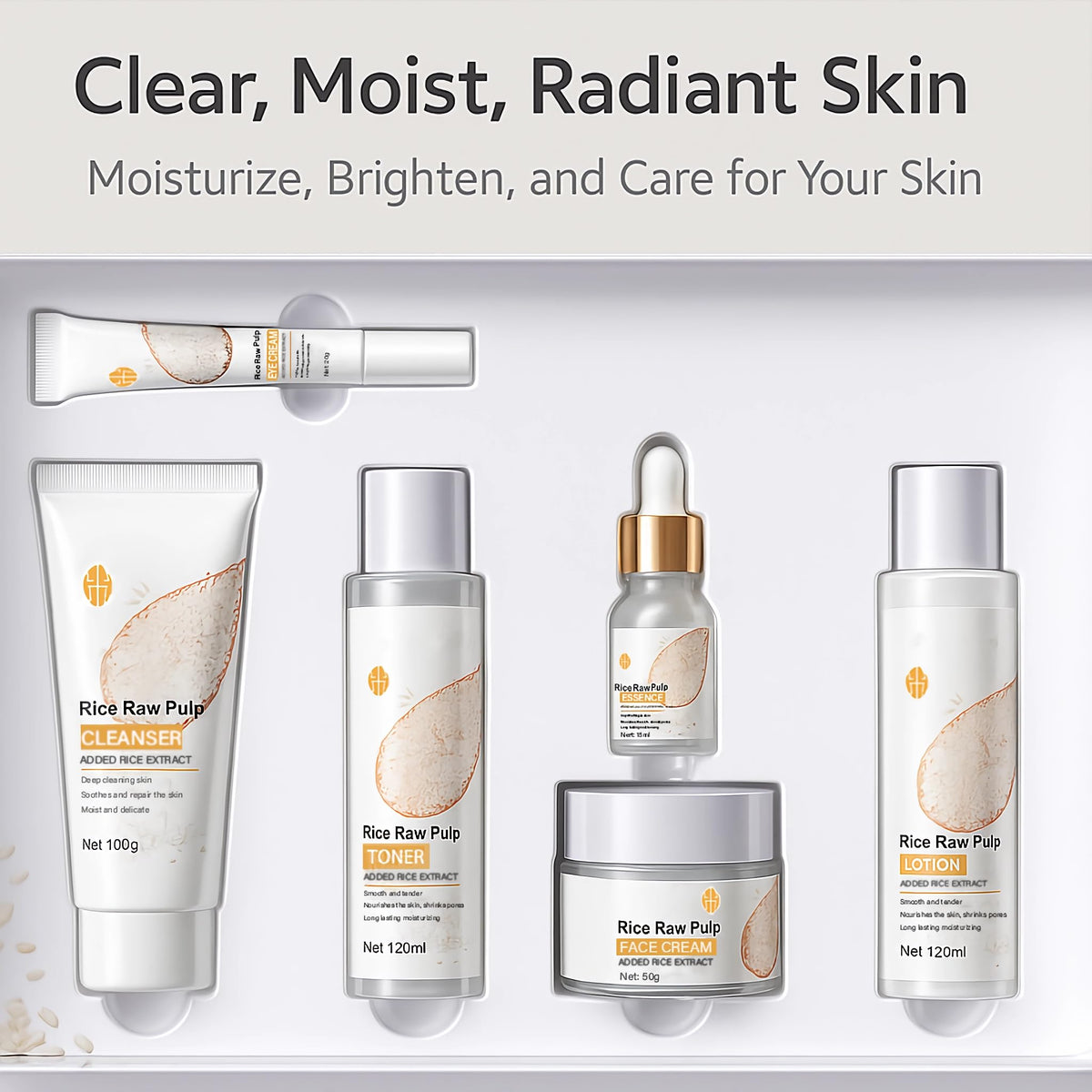 SKK Face Moisturizer texture shown for smooth, quick-absorbing hydration.