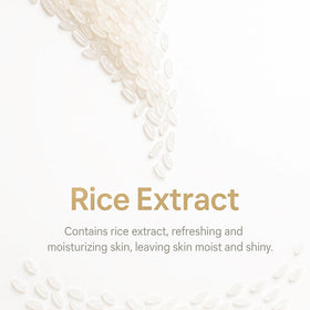 SKK Rice Skin Care Set tubes and cream display for daily hydration and gentle care.