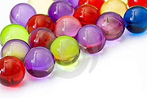 SKLEER beads dropping into warm bath water release soothing aroma.