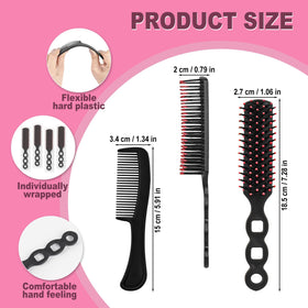 Skourvut individually wrapped combs stay clean for travel and gifting.