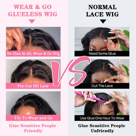 Skouty wig with inside clips for secure, long-wear comfort.