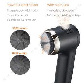 SKPLUS integrated vacuum feature close-up for dust-free grinding