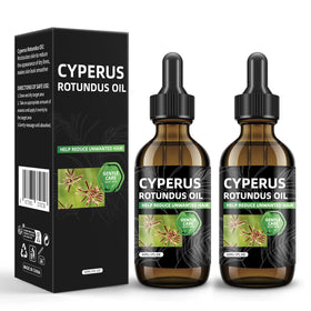 SKSOYT Cyperus Rotundus Oil bottle pour for natural skin hydration and regrowth slowing potential