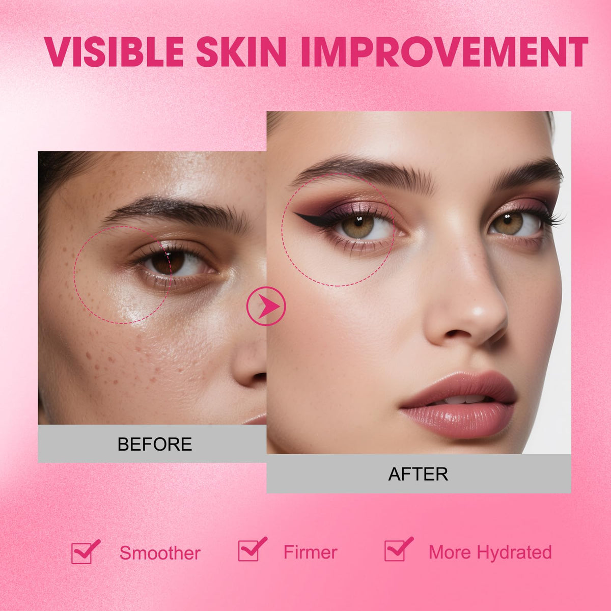 Droplet on finger demonstrates lightweight, non-greasy finish of SKSOYT serum.