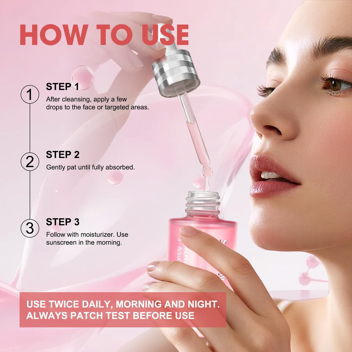 SKSOYT niacinamide-peptide blend supports even tone and firmness.