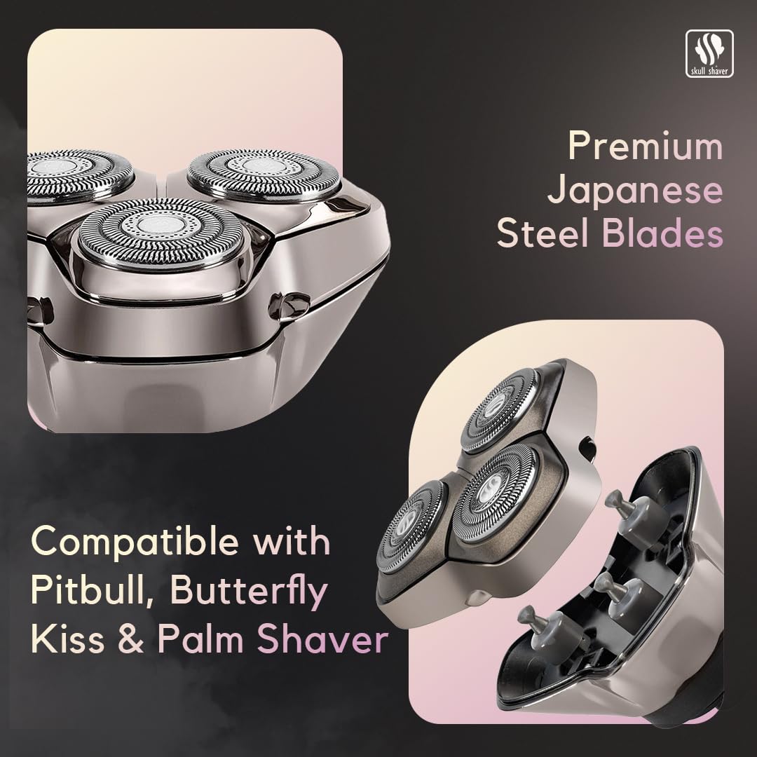 Built-in vacuum captures hair during shaving for mess-free results