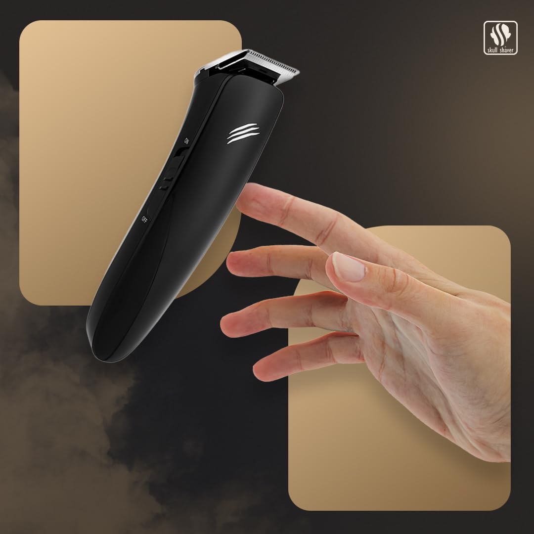Skull Shaver Pitbull Gold PRO includes USB charging for convenience.