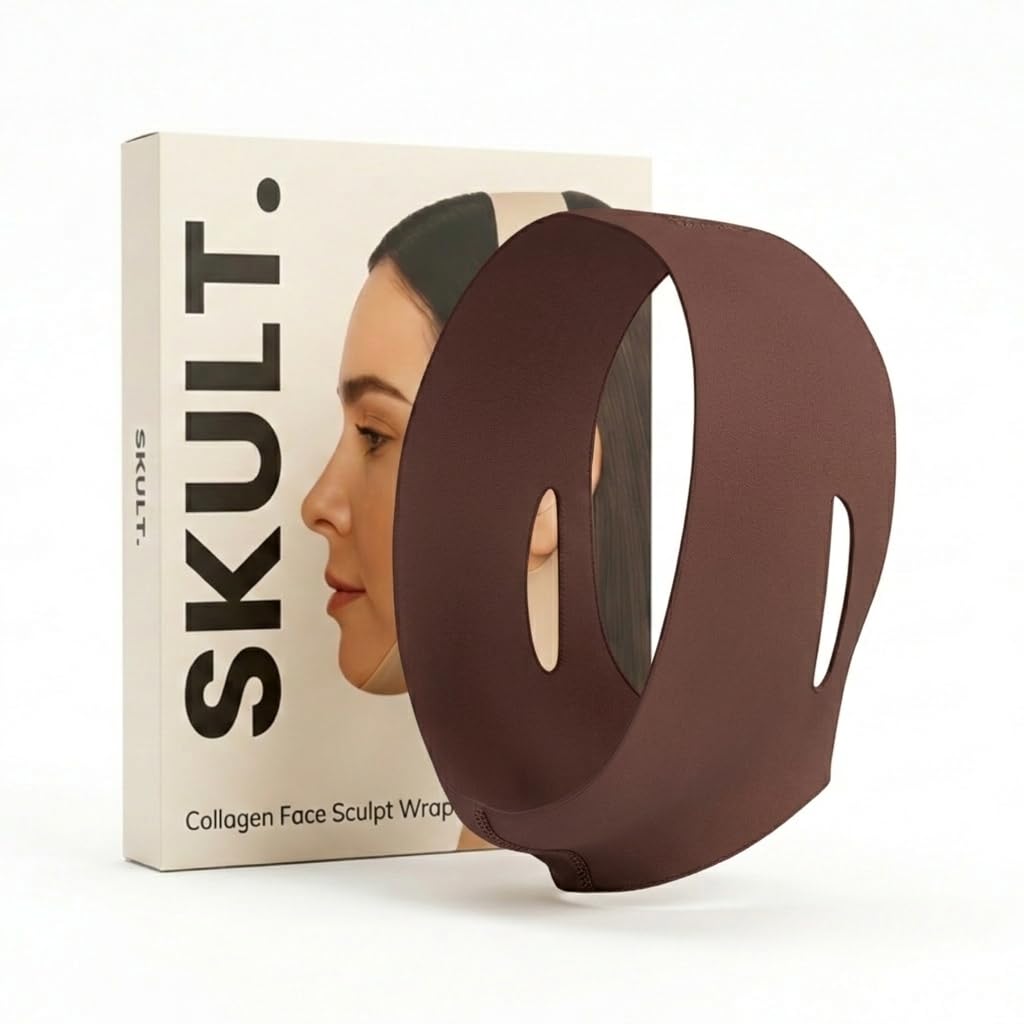 SKULT Collagen Face Sculpt Wrap chin-focused design for secure nightly wear