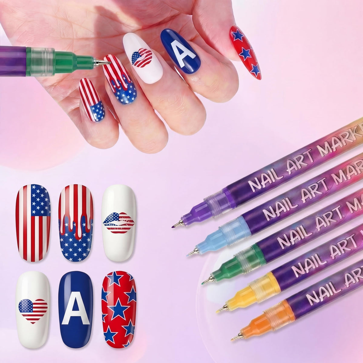 SKUPHI nail art pens gift-ready set for family crafts