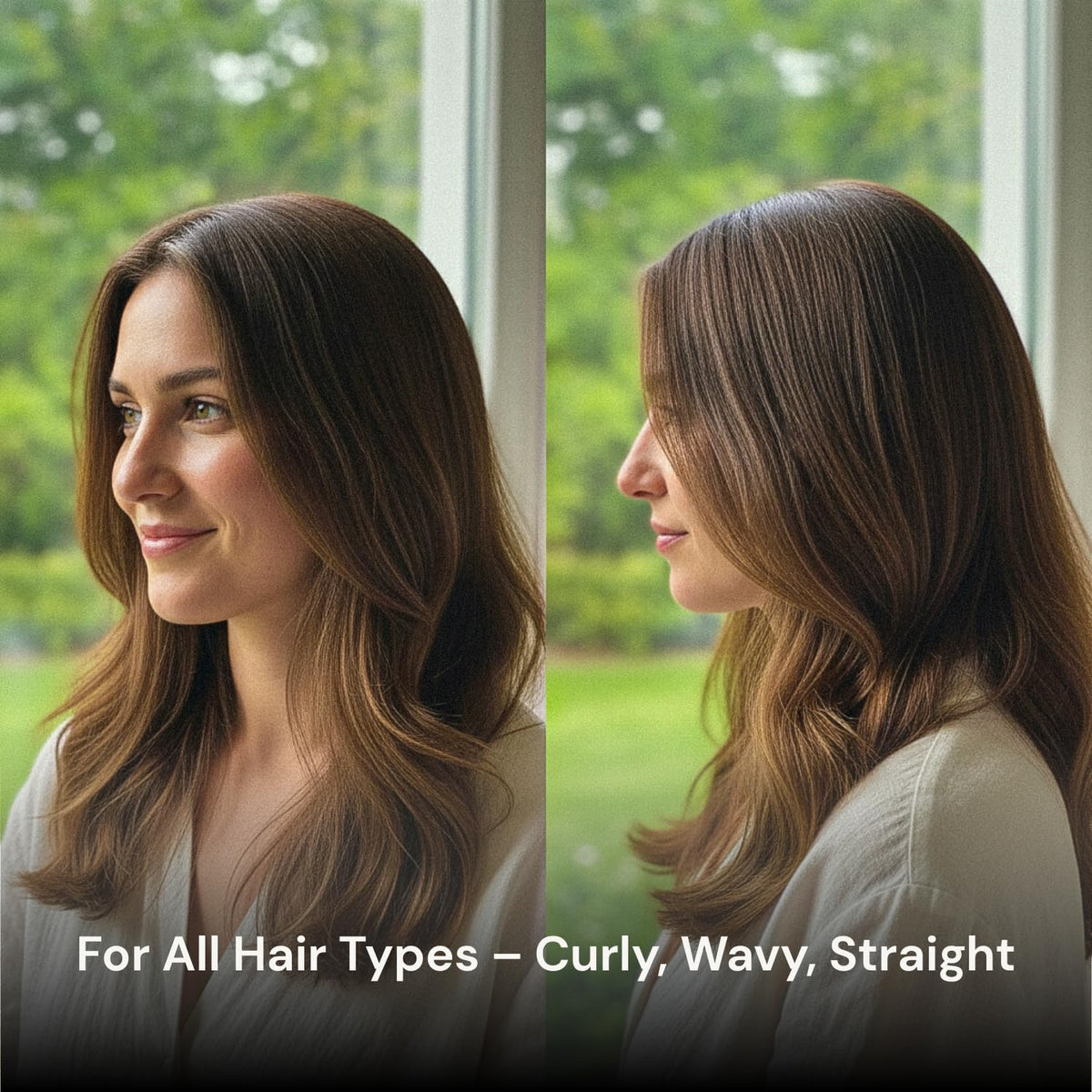 Sky and Sol works for curly, wavy, dry, or color-treated hair.