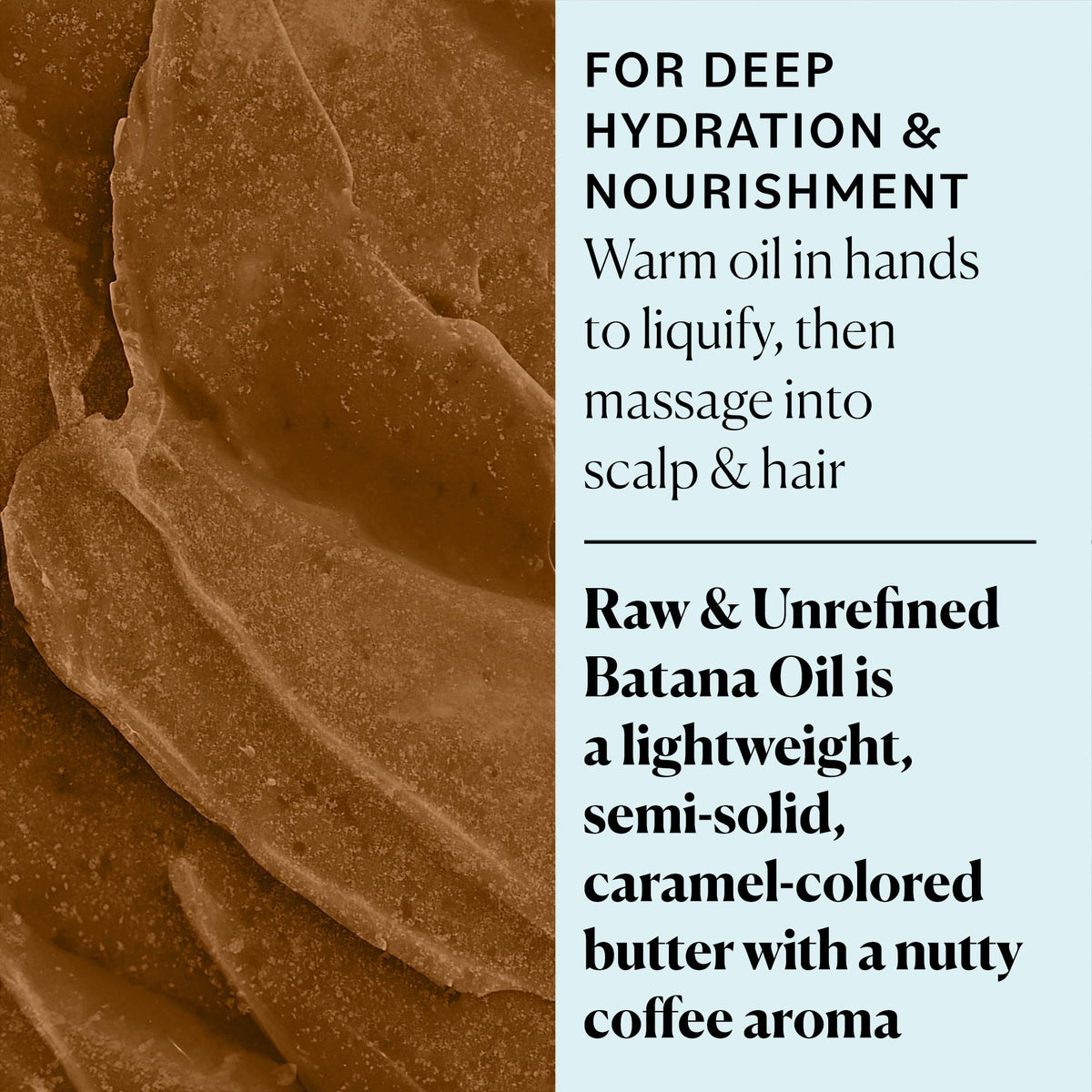 Sky Organics Batana Oil usage guide demonstrates scalp massage and conditioning steps.