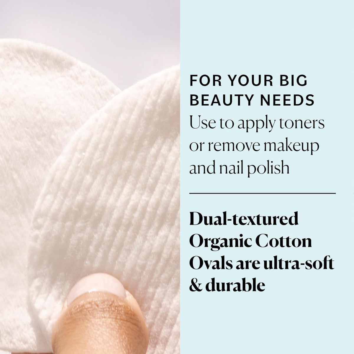 Sky Organics Organic Cotton Large Pads, GOTS certified for ethical cotton production