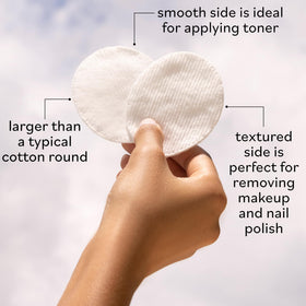 Sky Organics dual-textured pads offer versatile use for skincare routines.