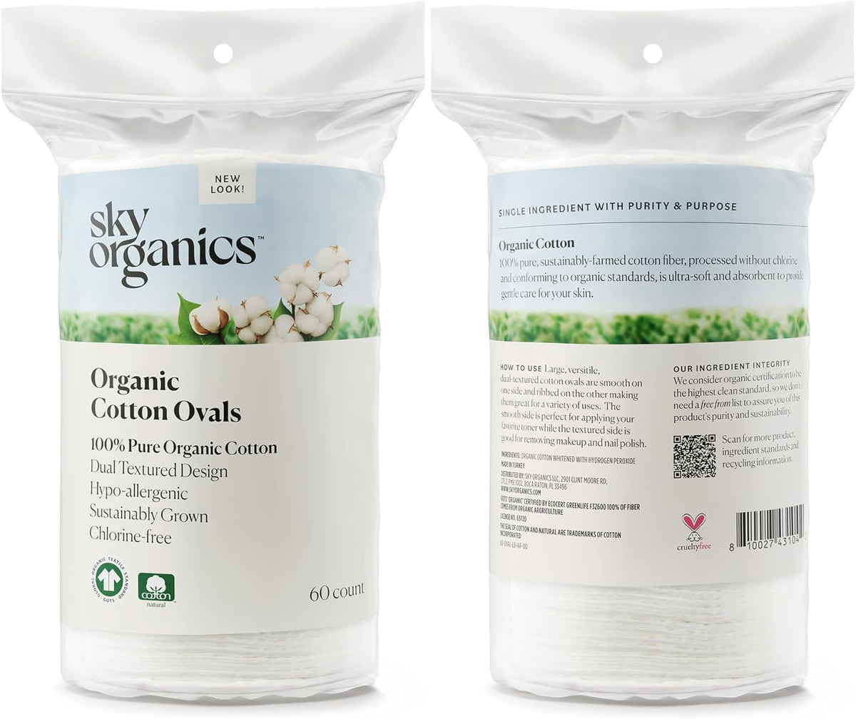 Sky Organics organic pads with ebook offer concise, practical guidance.