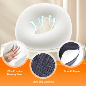 Skyimooo Removable cover in dark grey for easy cleaning and care.