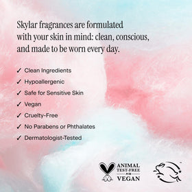 Skylar Boardwalk Delight packaging box presenting ethical and safety-conscious fragrance.