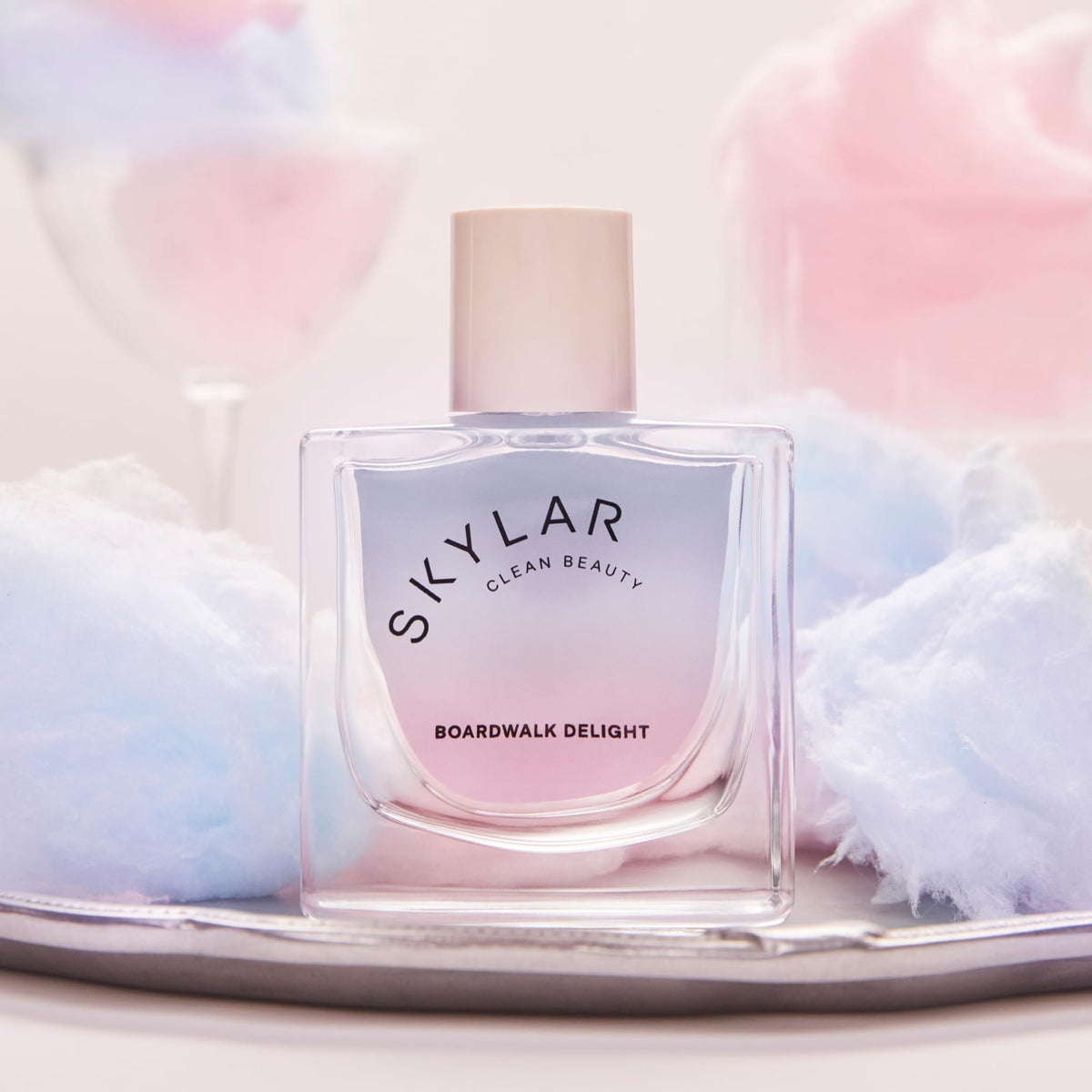 Skylar Boardwalk Delight spritz action, ideal for quick scent refreshes.