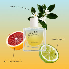 Skylar Capri Summer spray delivering a refreshing citrus lift for any occasion.