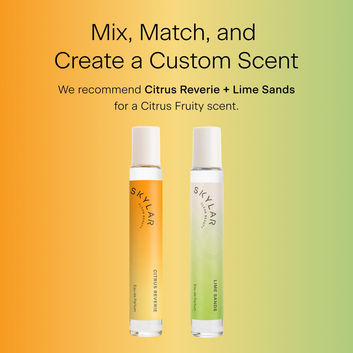 Skylar Citrus Reverie wrapped gift box, ready for gifting with vegan, cruelty-free fragrance.