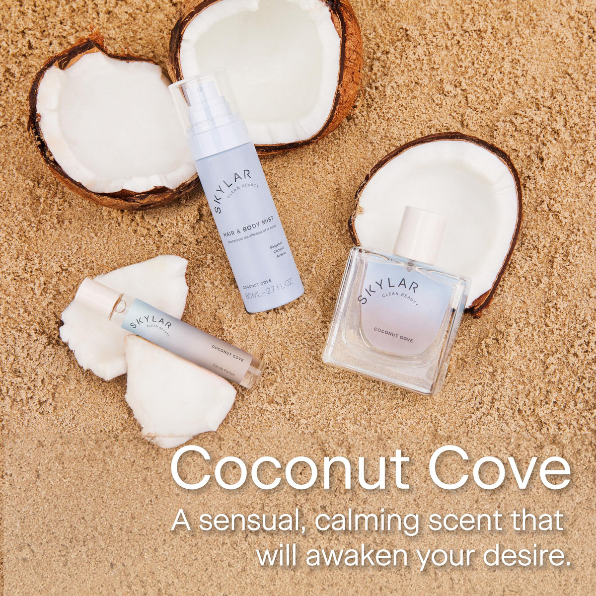 Eco-friendly packaging for Coconut Cove mist