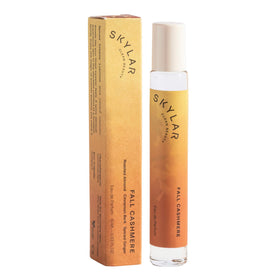 Skylar Fall Cashmere bottle front view, clean fragrance suitable for sensitive skin.