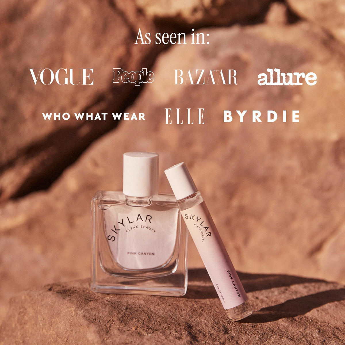 Skylar Pink Canyon lifestyle-scene, evokes citrus warmth and elegance