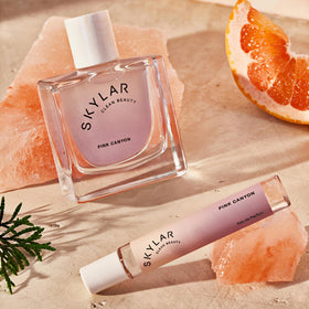 Skylar Pink Canyon packaging outer-box, eco-conscious packaging design