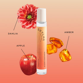 Closeup of Skylar Sunkissed Dahlia bloom showing rich floral character for daily wear