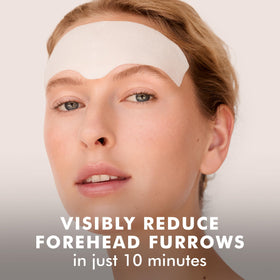 Skyn ICELAND patch with peptides for firmer, lifted forehead look.