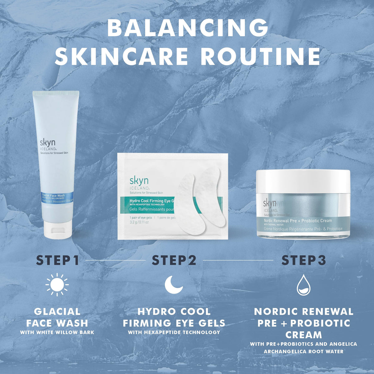 Skyn ICELAND Arctic Cloudberry Oil image suggests nourishing touch for skin.