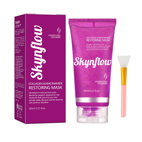 SKYNFLOW overnight-hydrating-sleep-mask demonstrating long-lasting moisture