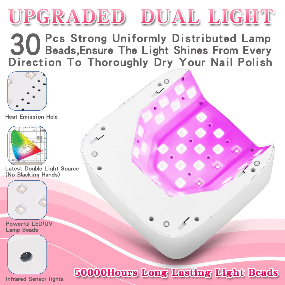 SKYUV cordless nail dryer for flexible salon or home use.
