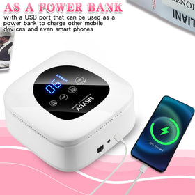 SKYUV UV nail lamp with four timer presets for precise curing.