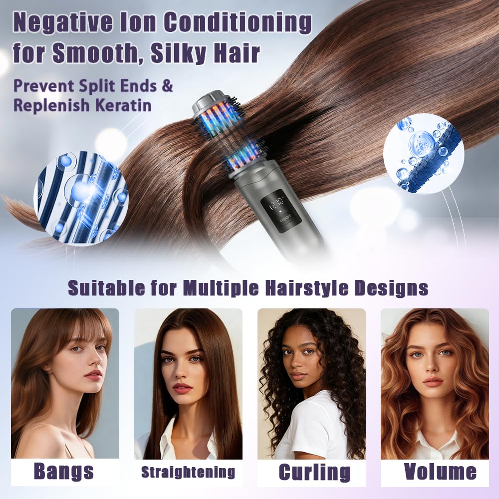 SL Euthtion battery-powered hair styler emphasizing compact design