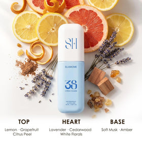 Slashome Citrus Ocean hair perfume enables light use on hair, skin, or fabrics