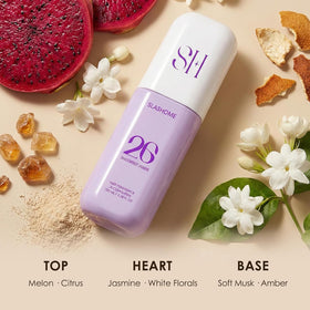 Hair perfume on a wig demonstrating gentle, daily use suitability.