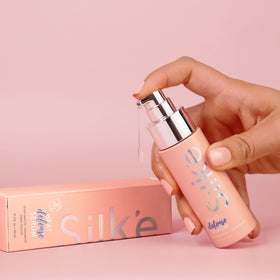Sleek'e Silk'e moisture-lock action illustrated on hair