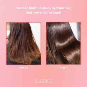 Sleek'e Silk'e Repair Mask massage on scalp for hydration and comfort.