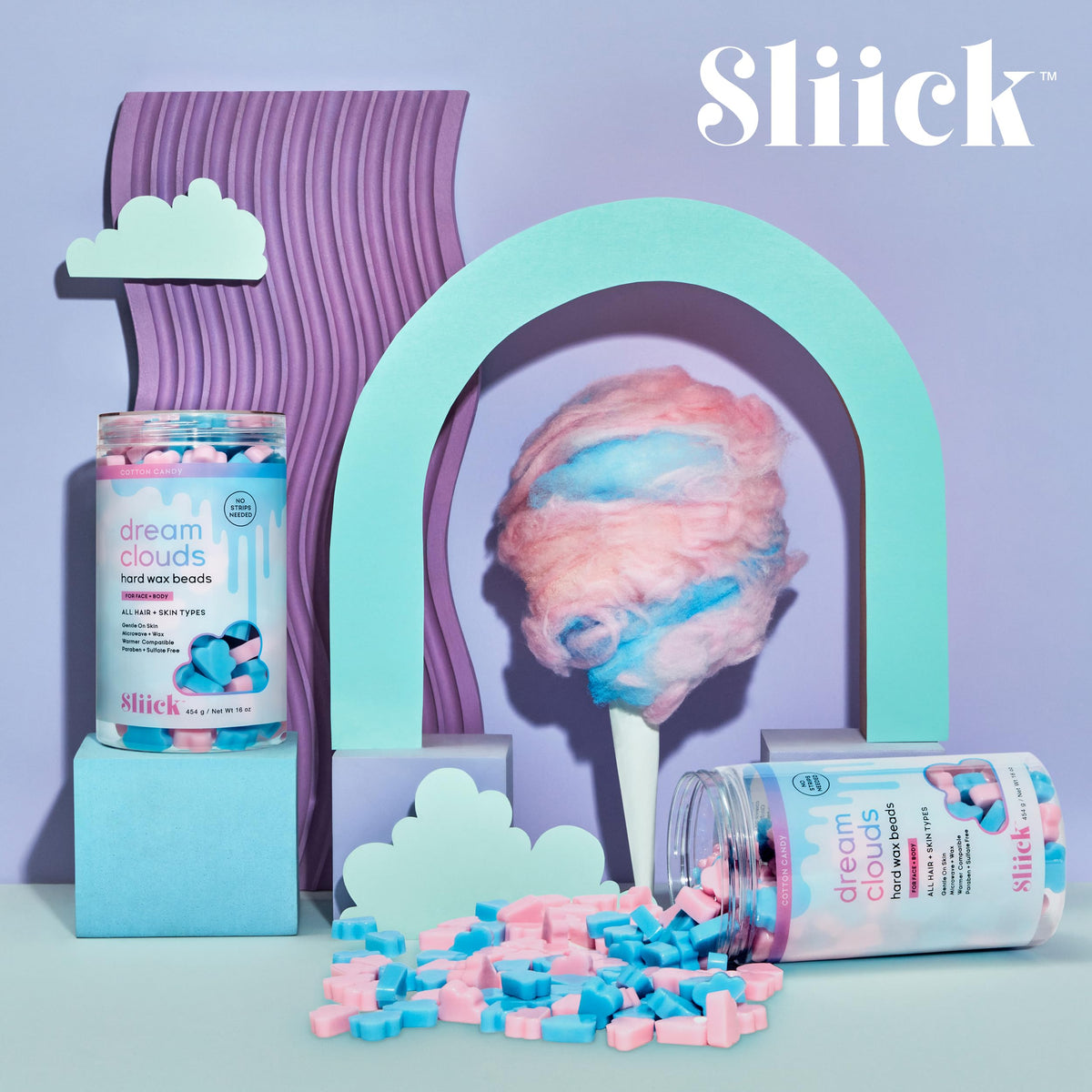 Sliick Dream Clouds sensitive-skin friendly formula suitable for various hair types