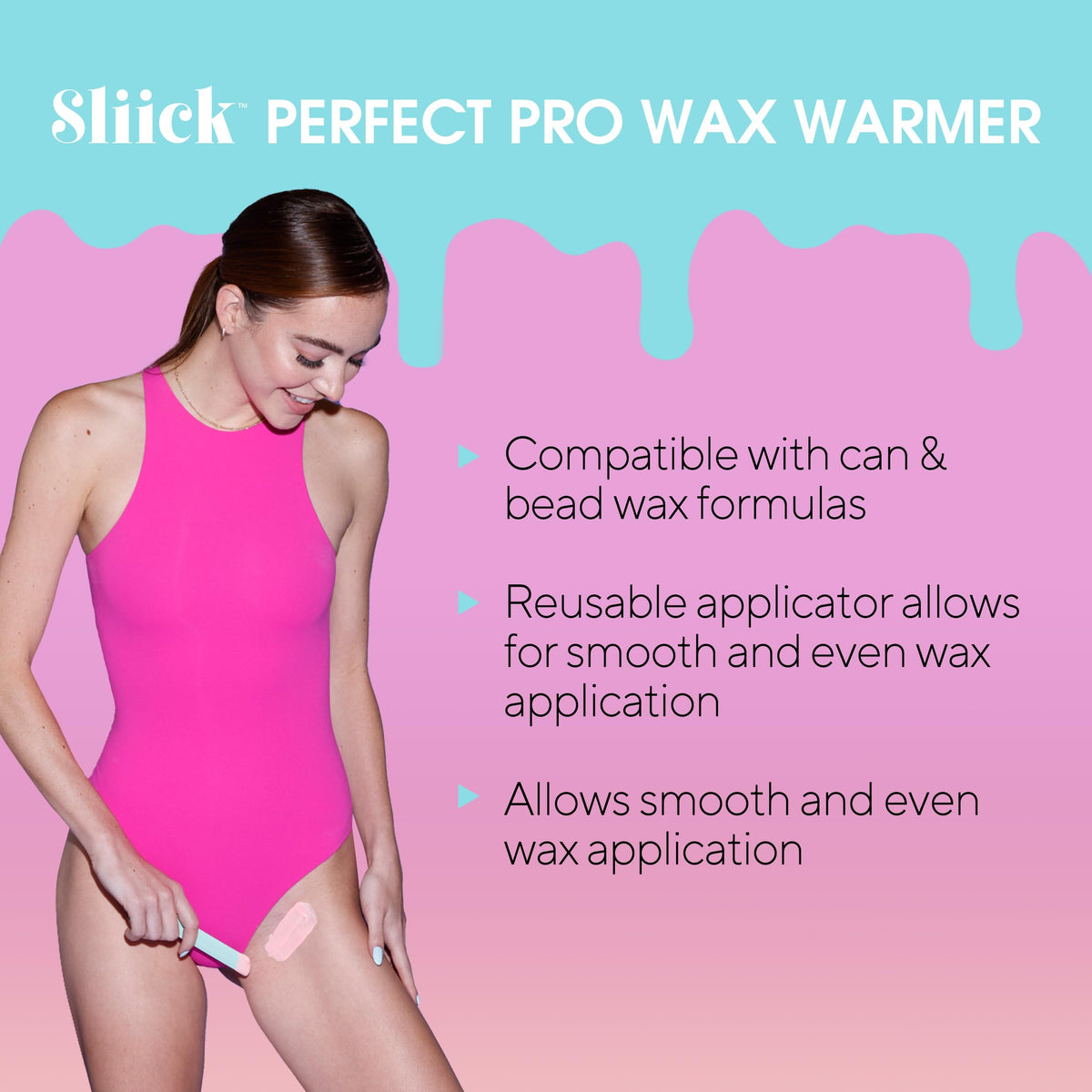 Sliick Pro Wax Warmer close-up showing digital control