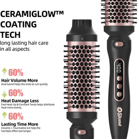Slikwave Thermal Brush with adjustable temperature settings for versatile styling