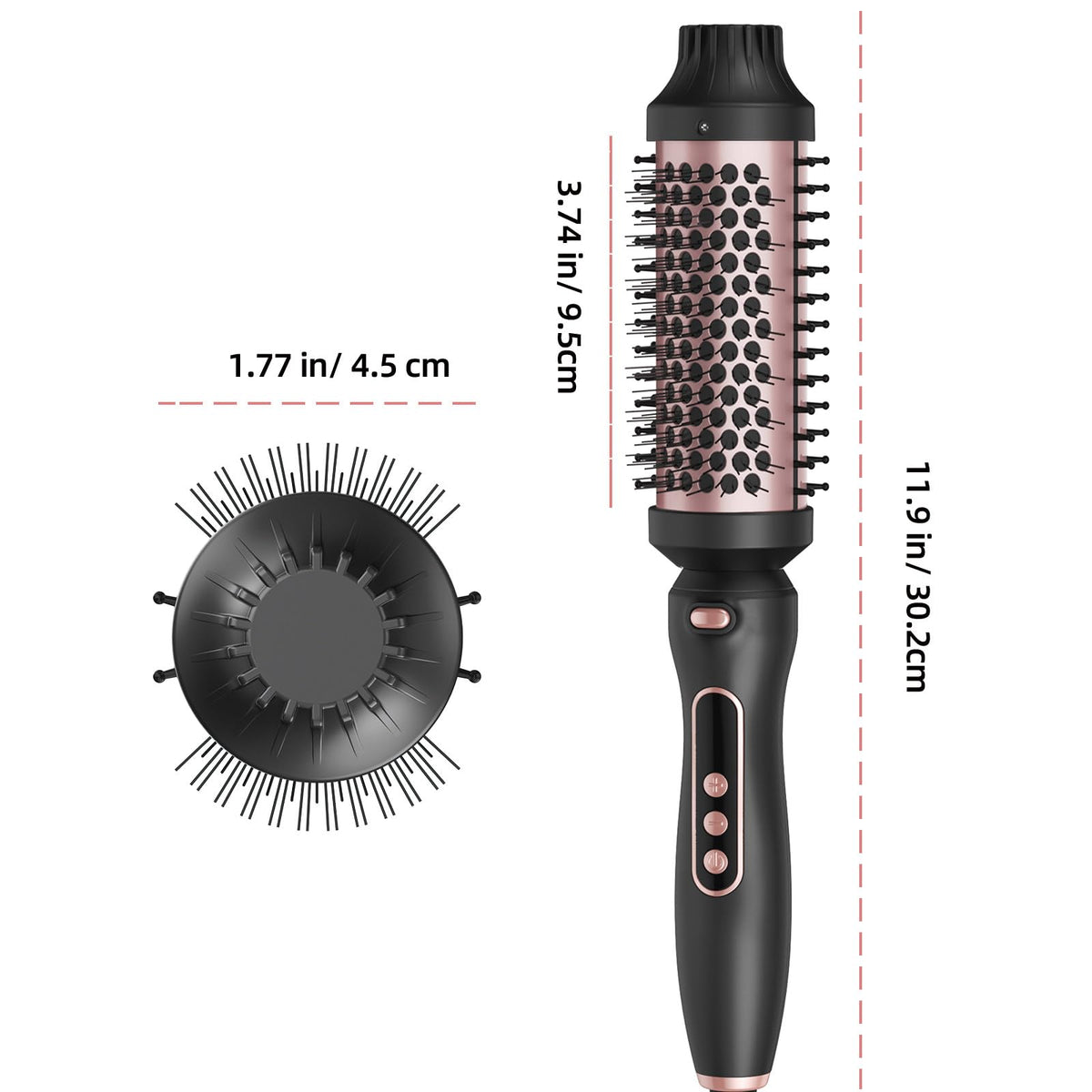 Slikwave Thermal Brush stored in the included velvet pouch for portability